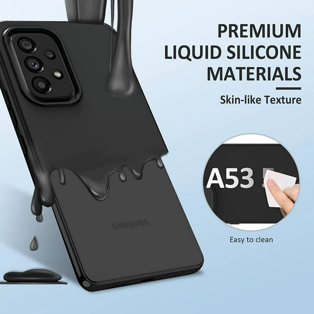 Coque Samsung A53 5G transparente antichoc en silicone - Coque arrière en  silicone