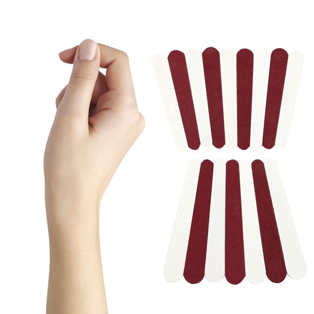 kurtrusly 50pcs Mini Nail File Double Side Nail Buffer Salon Sanding Polishing Manicure Tools
