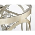 thumbnail image 5 of The Lighting Store Aurelia 3-light Light Gold with Bronze Metal Cage Drum Pendant Chandelier, 5 of 5