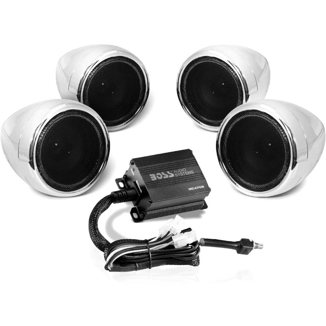 Boss audio 1000 watt motorcycle speakers Clearance
