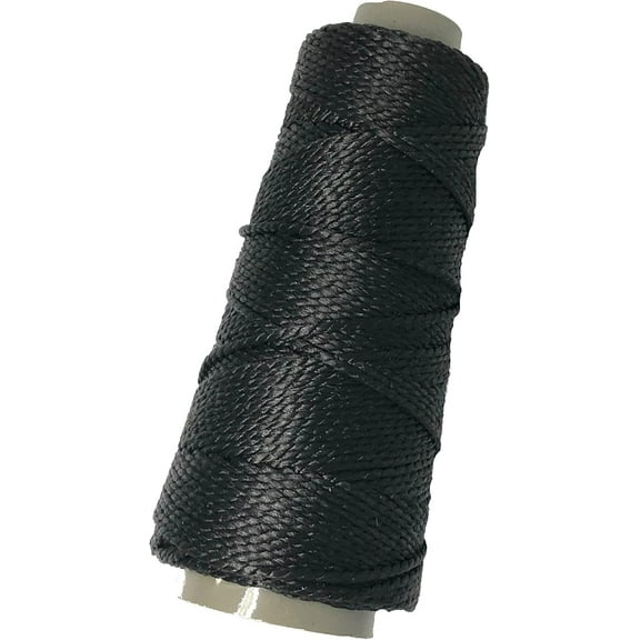 Knitsilk 2 ply Mulberry Silk Yarn in cones, 50 Grams, 75 Yards, Great for knitting, crochet, jewellery making (Bold black)