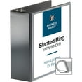 thumbnail image 2 of Business Source D-Ring View Binder 4" Capacity 11x8-1/2" Black 28450, 2 of 2