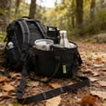 thumbnail image 4 of 4 Water Bottle Holder With Strap | Family Size 4 Compartment Drink Bag, Multiple Tumbler Carrier Caddy | Adjustable Fits Large & Small Drinks | Hands Free, Won'T Tip Over In Car, 4 of 6