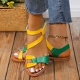 thumbnail image 5 of Mepaouo Fashion Flat Sandals for Women Leather Non Slip Casual Walking Shoes Orthotic Footbed Sandal, 5 of 8
