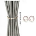 thumbnail image 2 of Anckoeil 2Pcs 16 Inch Magnetic Curtain Cord No Hole Punching No Installation Pearl Curtains Magnetic Clasps, 2 of 3