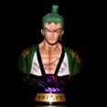 thumbnail image 2 of Media figura con caja de luz, One Piece Wano Country, modelo Zoro Luffy, regalo, 15cm, 2 of 5