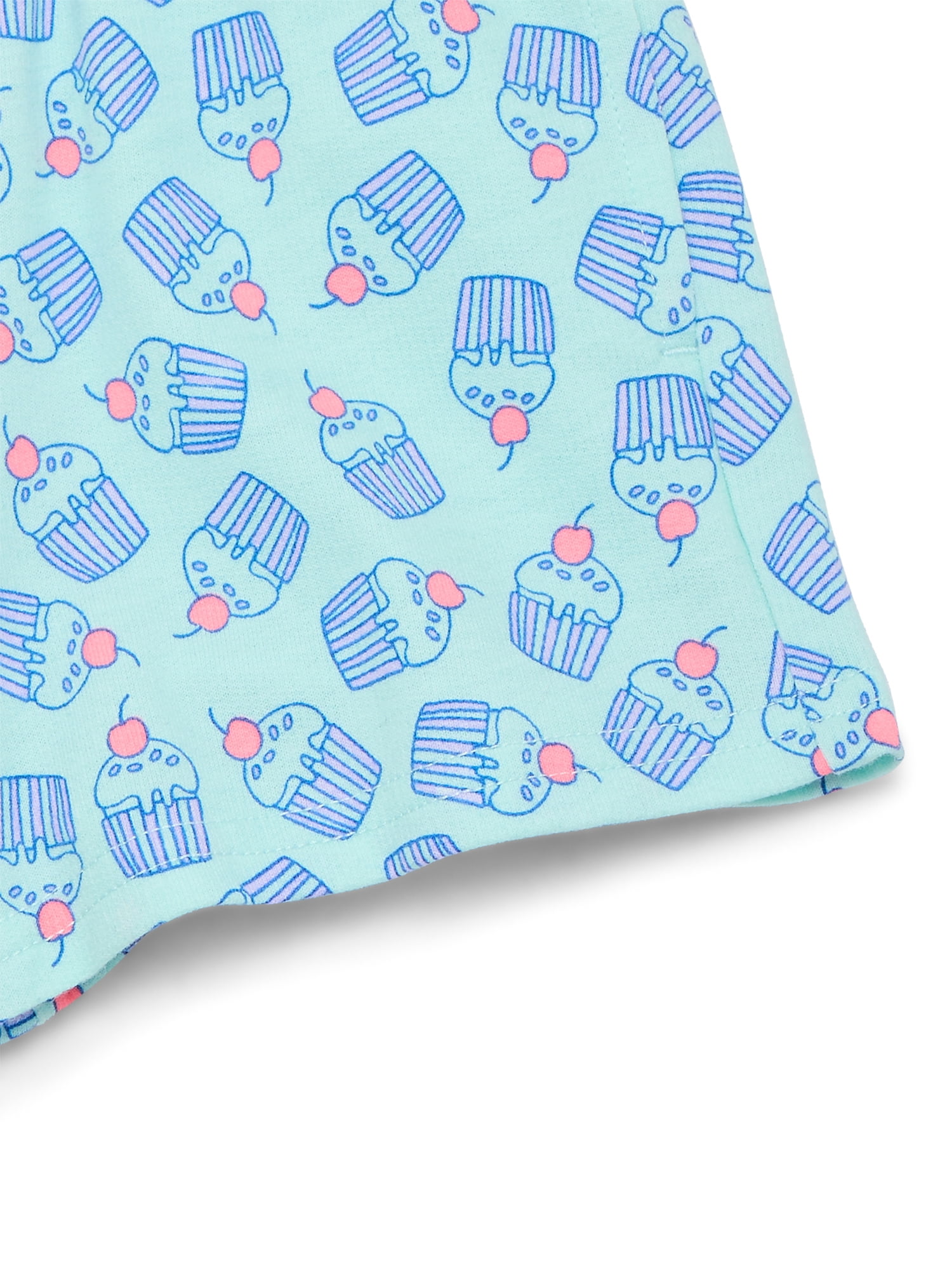 Wonder Nation Toddler Girls Pull On Knit Shorts, Sizes 18M-5T