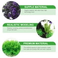 thumbnail image 3 of Raindrops 1Set Compact Purple Aquarium Plant Decor Fake Water Plant for Fish Tank, 3 of 6