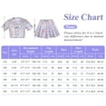 thumbnail image 6 of Happy Cherry Girls Shiny Metallic Short Sleeve Crop Top with Pleated Skirt Set Kids Sparkly Outfits Sequin Leopard Dancewear Performance 2Pcs 3-4 Years White, 6 of 6