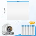 thumbnail image 3 of Ngxiha Cleaning Cat Litter Box 60 Count Waste Drawer Liners Bags Replacement Compatible with Cleaning Litter Box Robot Cat Litter Waste Receptacles Bags, 3 of 9