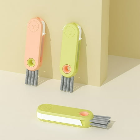 

JMKQLZ 3 in 1 Multifunctional Cleaning Brush Portable Mini Bottle Cup Lid Detail Brush Straw Cleaner Tools Crevice Cleaning Brush Multipurpose Gap Cleaner Brush