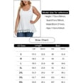 thumbnail image 6 of VASLANDA Women's Cami with Built in Bra Cup Casual Flowy Swing Pleated Tank Top with Adjustable Strap (S-4XL), 6 of 6