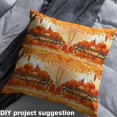 thumbnail image 2 of jejeloiu Funny Halloween Pumpkin Fabric by the Yard 1 Yard,Autumn Fall Maples Home Decor Fabric by the Yard,Country Cabin Lodge Sewing Fabric,Breathable Home Decor, 2 of 6