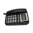 thumbnail image 4 of Corded Landline Phone, LCD Screen Rounded Edges Corded Telephone Big Button  For Office, 4 of 8