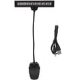 thumbnail image 1 of MasteelfCA Support de Musique à Clipser 9 LED Lampe d'Orchestre Piano Entièrement Réglable avec Câble d'Alimentation (Sans Piles, Noir), 1 of 8