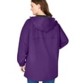 thumbnail image 3 of Woman Within Plus Size Hooded Slicker Raincoat, 3 of 6