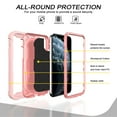 thumbnail image 4 of iPhone 11 Pro Case - Heavy Duty Hybrid Rugged Dual Layer Protective Shockproof Kickstand Cover with Ring Holder for Apple iPhone 11 Pro 5.8", D, 4 of 7
