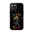 thumbnail image 2 of Aquarius Tough Phone Case Free Spirit, Big Mind. Black and Gold Zodiac Design - iPhone 13, 2 of 4