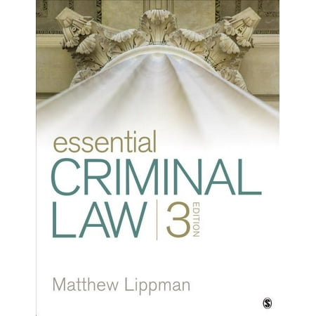 UPC: 9781544355986 | Essential Criminal Law (Edition 3) (Paperback)