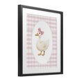 thumbnail image 2 of Stupell Industries Shabby Chic Pink Gingham Duckling Black Framed Print Under Glass, 13 x 16, by Arlington Prints, 2 of 8