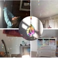 thumbnail image 5 of QPENWEI Atrapasol con prismas de bola de cristal, adorno colgante con cristales de chakras, colgantes de cristal coloridos para el hogar, la oficina, la decoración del jardín, el colgante del coche, e, 5 of 5