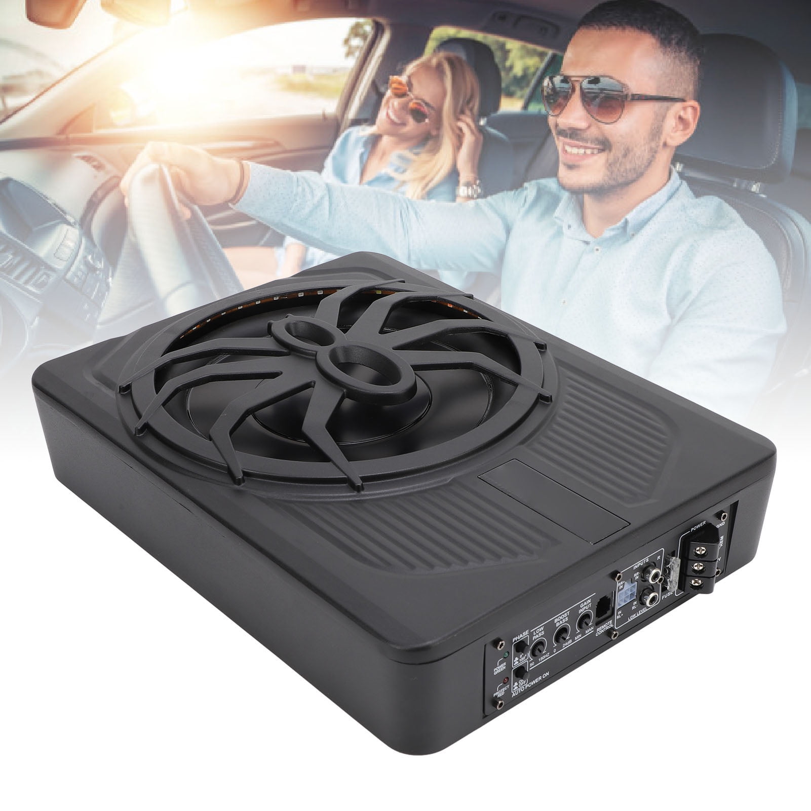 Subwoofer Para Debajo Del Asiento, Amplificador Delgado De 1 | Cuotas