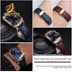 thumbnail image 4 of Correa de piel de cocodrilo para relojes Rossini 616725/5725/3401/2402 para hombre, pulsera Longines IWC Omega Citizen Alligator de 16 mm, 18 mm y 20 mm, 4 of 5