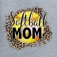 thumbnail image 2 of Softball Mom Animal Print Girl Sports Men's Graphic T-Shirt, Heather Grey, XX-Large, 2 of 5