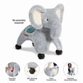 thumbnail image 3 of RADIO FLYER ELLIE THE ROLLING ELEPHANT RIDE-ON: STEEL & PLASTIC TOY- LIGHT GRAY, 3 of 5