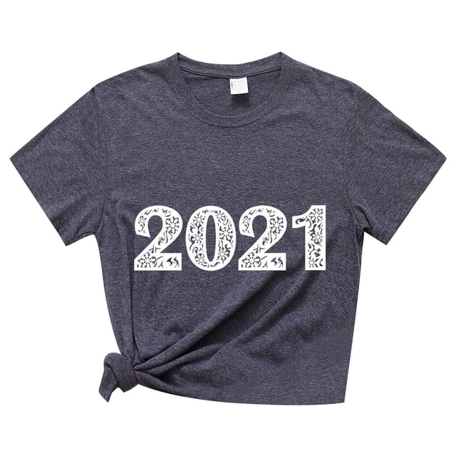 Hauts d'Été pour Femmes 2023 T-Shirts Imprimés Grande Taille Manches Courtes Graphiques Amusants