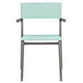 thumbnail image 2 of Lafuma Batyline Duo ORON Outdoor Armchair, Titanium/Mistral Blue (Set of 2), 2 of 10