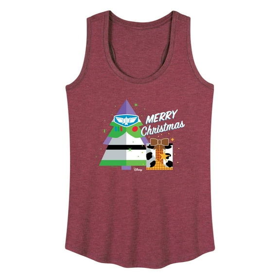 Toy Story - Merry Christmas Toy Story - Women's Racerback Tank Top