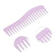 thumbnail image 3 of Unique Bargains 1 Pc Durable S-Shaped Wide-Tooth Straightening Comb Purple ABS, 3 of 6