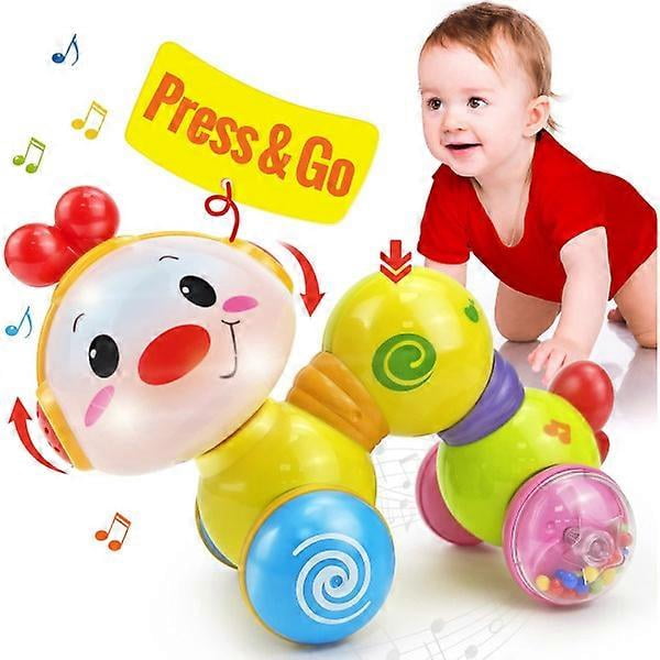 Baby 6-12 Months+ Push & Go Musical Light Toys for 1-Year-Old Girls and Boys Gifts