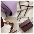 thumbnail image 3 of New casual all-in-one fashion small square bag retro single shoulder crossbody bag - brown, 3 of 5