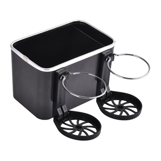 GOOHOCHY Reposabrazos para coche, portavasos portátil, doble portavasos, accesorios interiores para coche