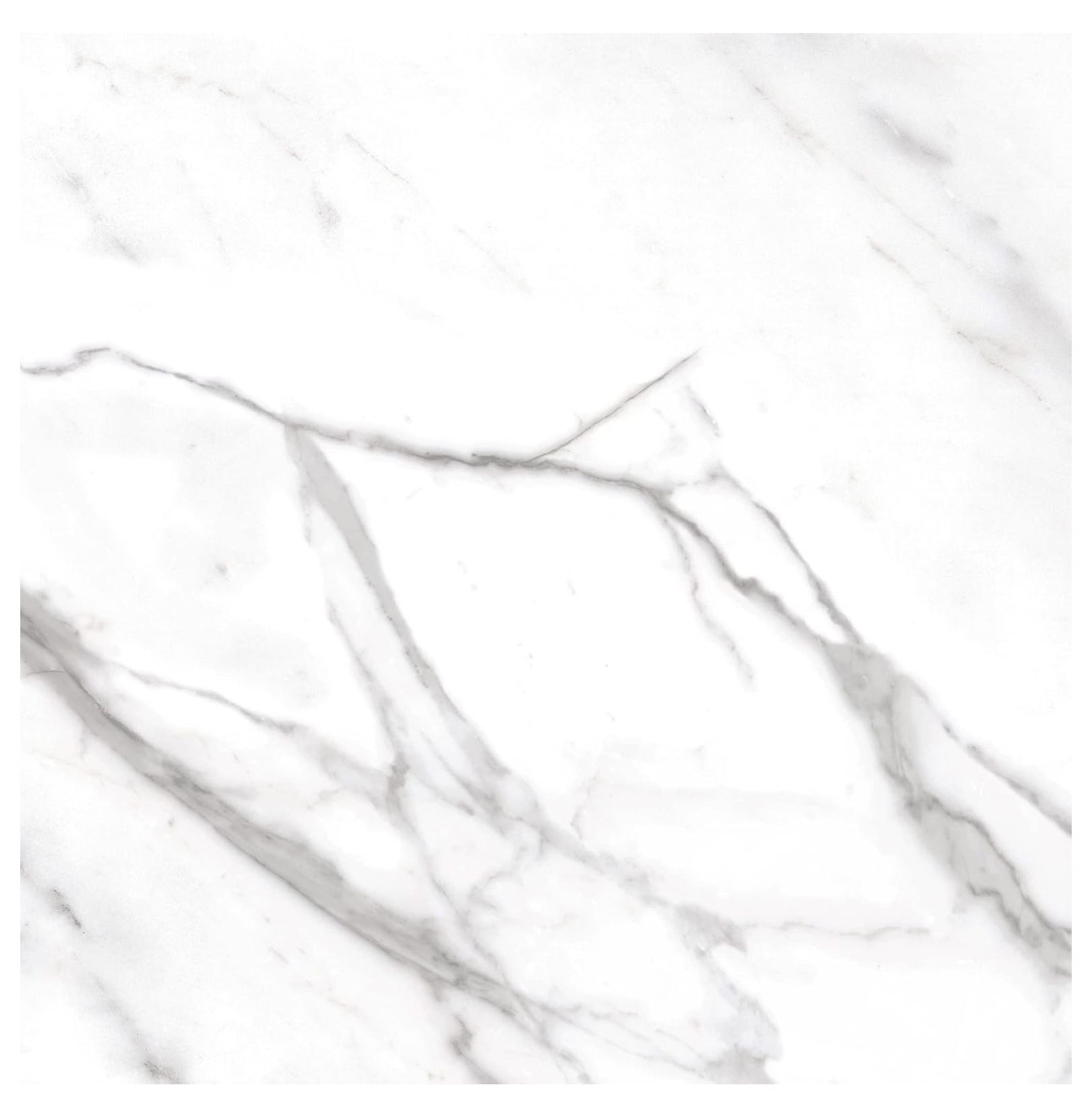 12x12 Calacatta Empire Ceramic Tile for Walls Floors Made in USA (8 Pieces; 8 SF Coverage)