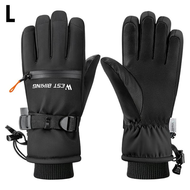 New Snow Cotton Ski Gloves - 5-Layer Thermal Protection, Waterproof & Windproof for Extreme Cold