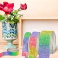 thumbnail image 4 of 6 Rows Crystal Gem Sticker Strip with DIY Self-adhesive Rhinestone Ribbon for Personalized Accessories and Shimmering Event Decor Accents, 4 of 5