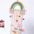 thumbnail image 2 of Handmade Wall Hanging Woven Rainbow Macrame Chic Room Decoration Photo Props Art Macrame Tapestry, 2 of 7