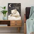 thumbnail image 5 of Lavender Girl Canvas Painting，Perfect for Bedroom，Living Room，Bathroom，Nursery，and Office Decoration., 5 of 8
