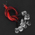 thumbnail image 3 of Round Head 50pcs Pre-Wired Wired LED Diode, LED Light, Automotive Lighting For DIY Home Lighting, 3 of 8