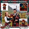 thumbnail image 3 of Highland Cow Building Blocks Set, Collectible Animal Building Toy, Creative Scottish Cow Bagpiper Brick Set for Adults & Teens, DIY Home Office Decor, STEM Education-Gift Ideas, 3 of 9