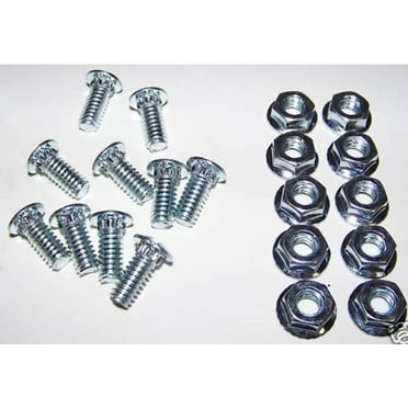 USA Premium Store Track Bolts - Garage Door Hardware Screw - Nuts - Bolt
