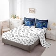 thumbnail image 5 of jejeloiu Gamer Gaming Bedding Comforter Set 7pcs,Modern Video Game Queen Bedding Sets,Gray Cartoon Gamepad Queen Sheet Sets For Kid Boy,Lightweight Room Decorative Reversible, 5 of 8