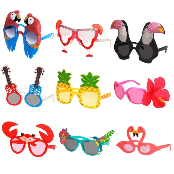 Gafas de sol Ocean Line Luau Party, 9 pares, regalos hawaianos para niños