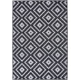 thumbnail image 1 of Trellis Diamond Moroccan Rug - 7 ft. 10 in. x 10 ft., Black, UV Protected Floor Rug w/ Waterproof Surface for Garden, Patio, 1 of 8