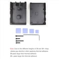 thumbnail image 5 of 2X para 3B / 3B + Pi Carcasa de Aleación de Aluminio Carcasa de Metal de Refrigeración para Pi Raspberry 3B Disipador de, 5 of 5