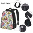 thumbnail image 3 of Disketp America Landmarks1 Mochila Estampada de Gran Capacidad con Lonchera y Estuche, Set de 3 Piezas para Estudiantes, 3 of 7