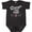 Black Leopard, variant on Chd Awareness Ribbon Support Boys or Girls Baby Bodysuit